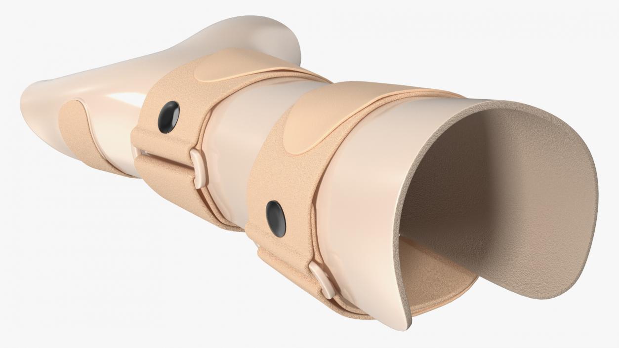 3D model Medical Hand Splint Beige