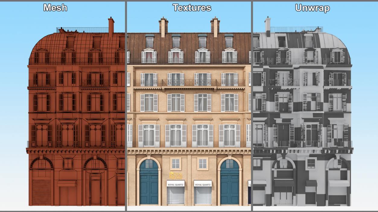 3D Traditional Historical Building