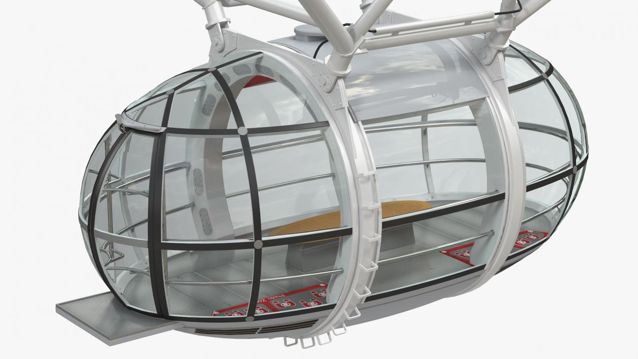 Millennium Wheel Passenger Capsule 3D model