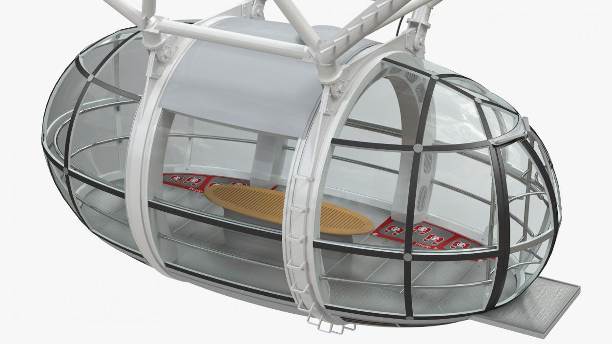 Millennium Wheel Passenger Capsule 3D model