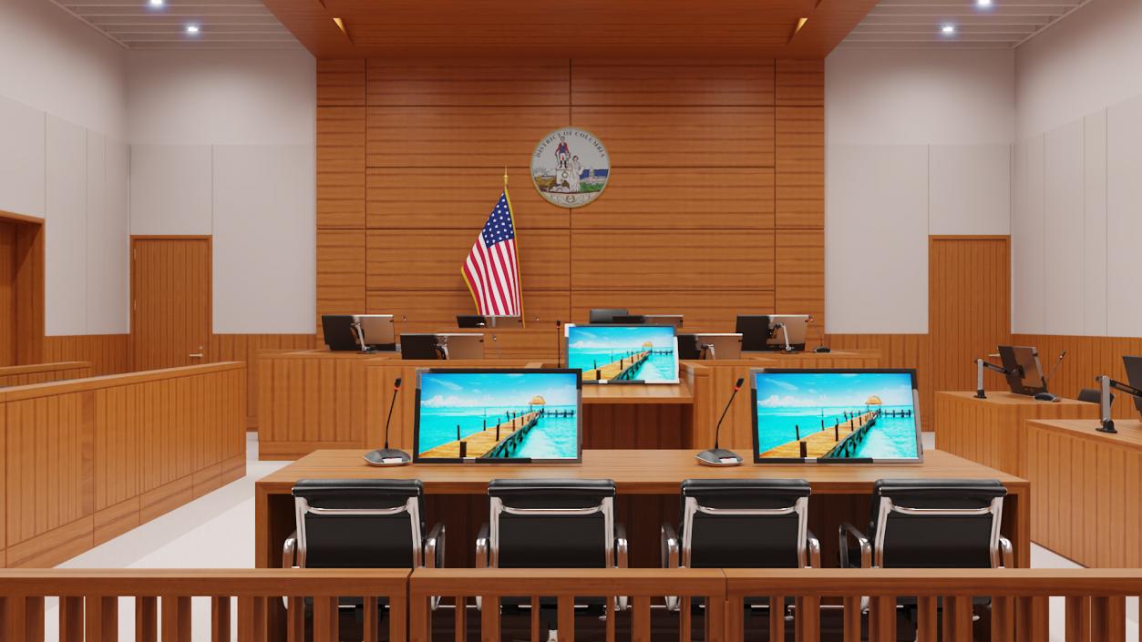 United States Federal Courthouse 3D