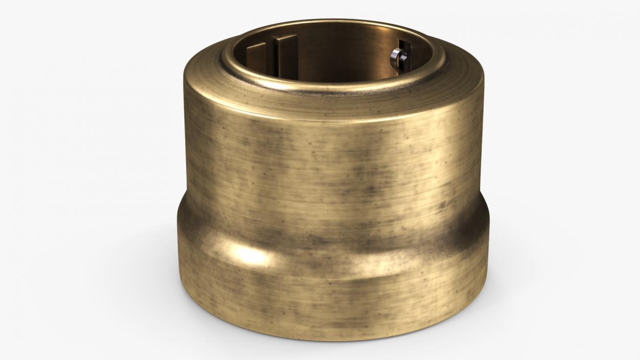 Retro Brass Sockets 3D model