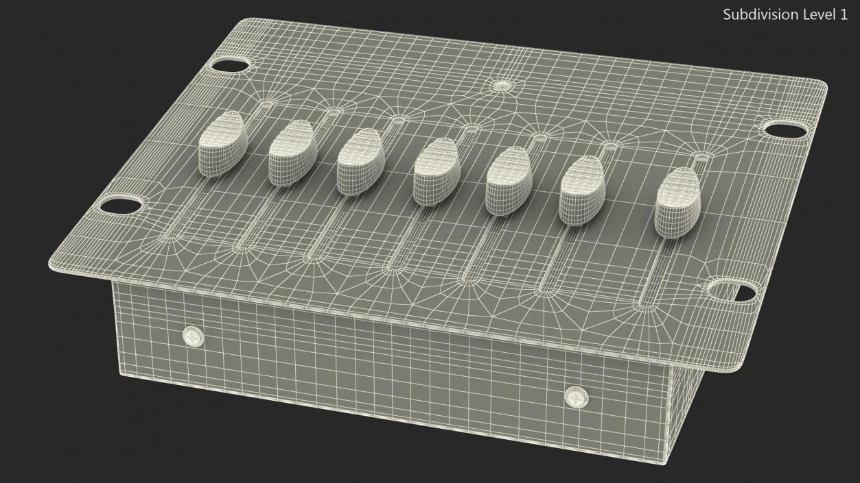 3D Six Channel Simple Dmx-10 Controller