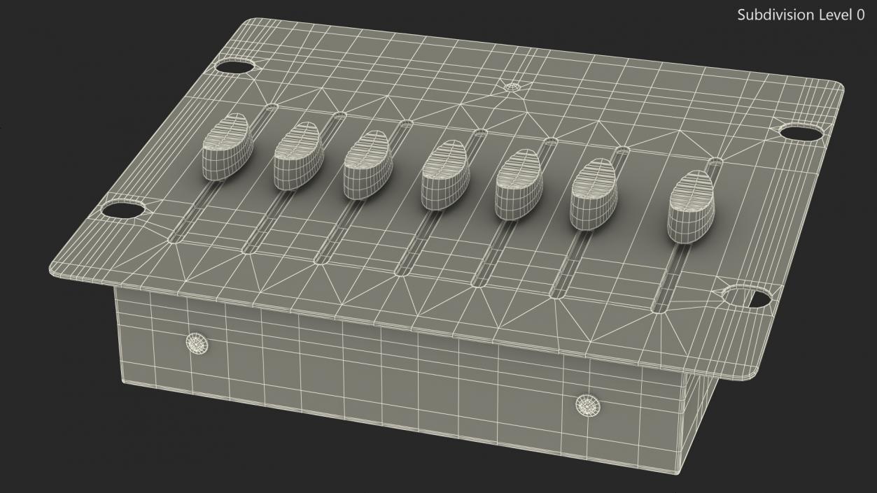 3D Six Channel Simple Dmx-10 Controller