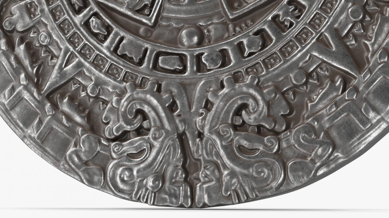 3D model Maya Calendar Metall