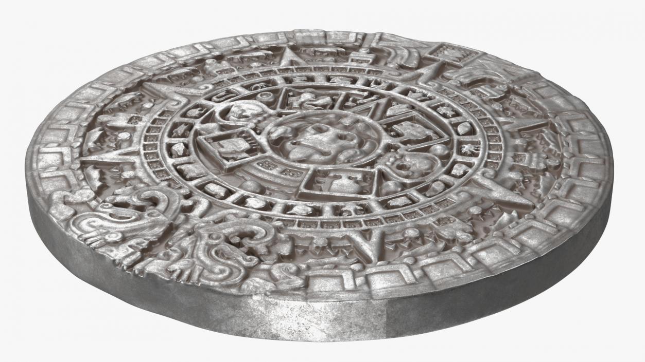 3D model Maya Calendar Metall