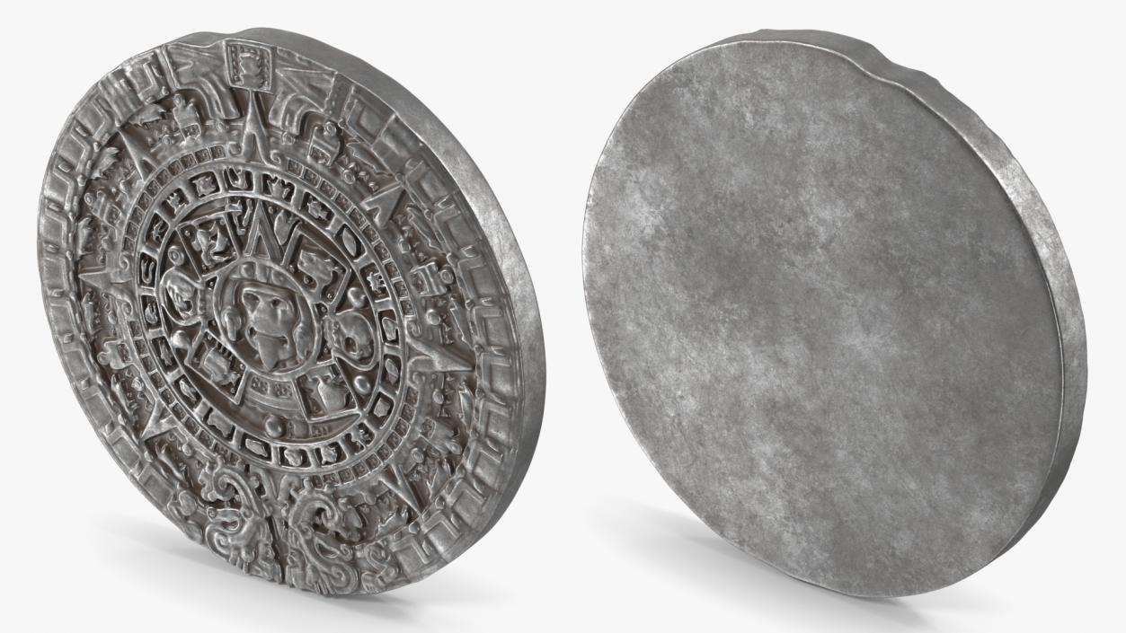 3D model Maya Calendar Metall