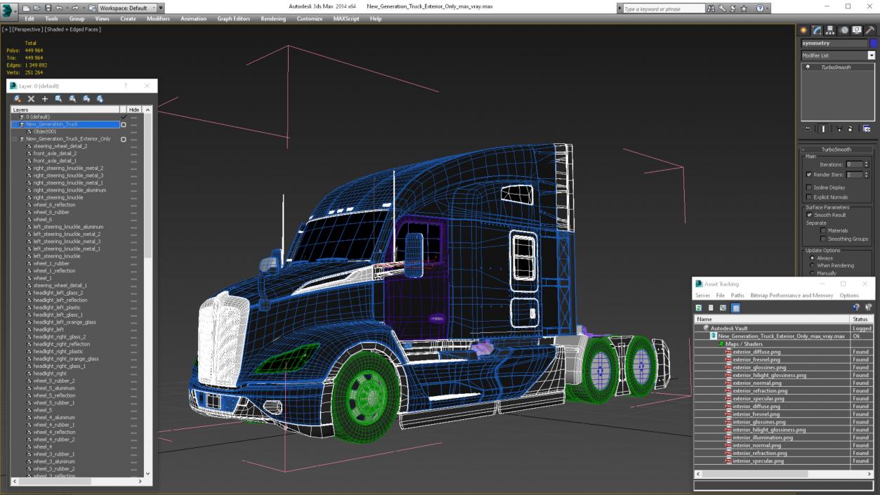 New Generation Truck Exterior Only 3D model