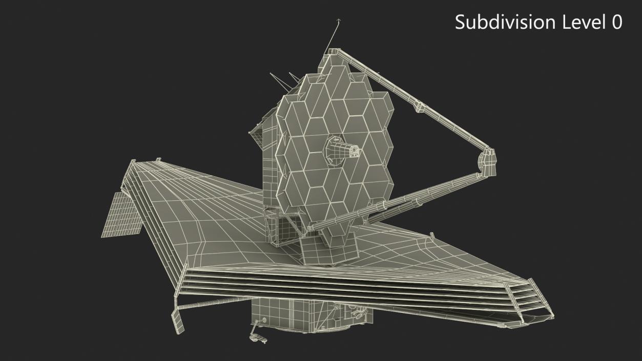 3D James Webb Space Telescope