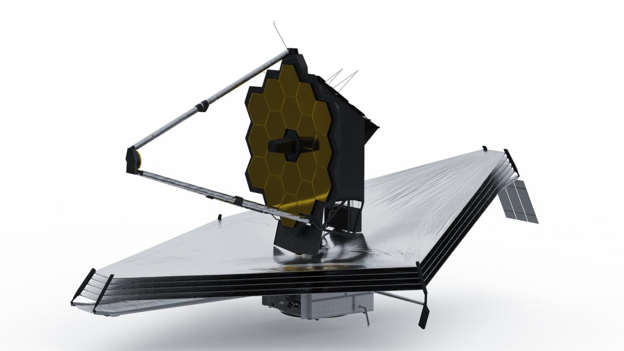 3D James Webb Space Telescope