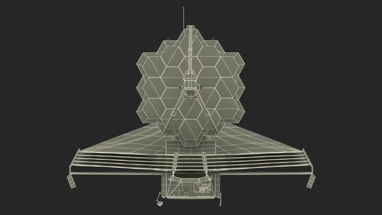 3D James Webb Space Telescope