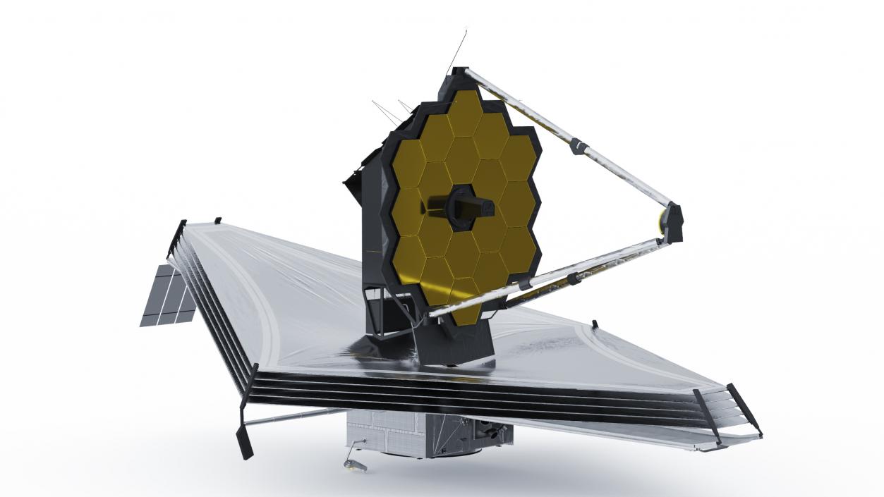 3D James Webb Space Telescope