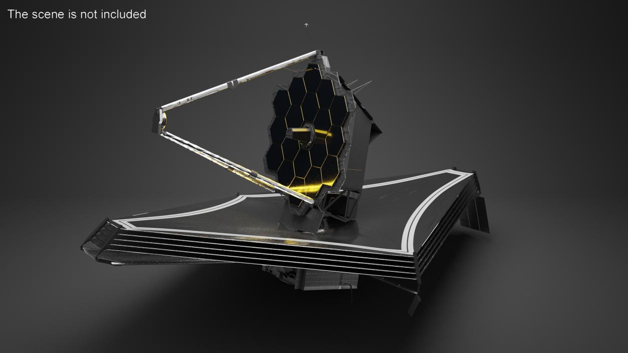 3D James Webb Space Telescope