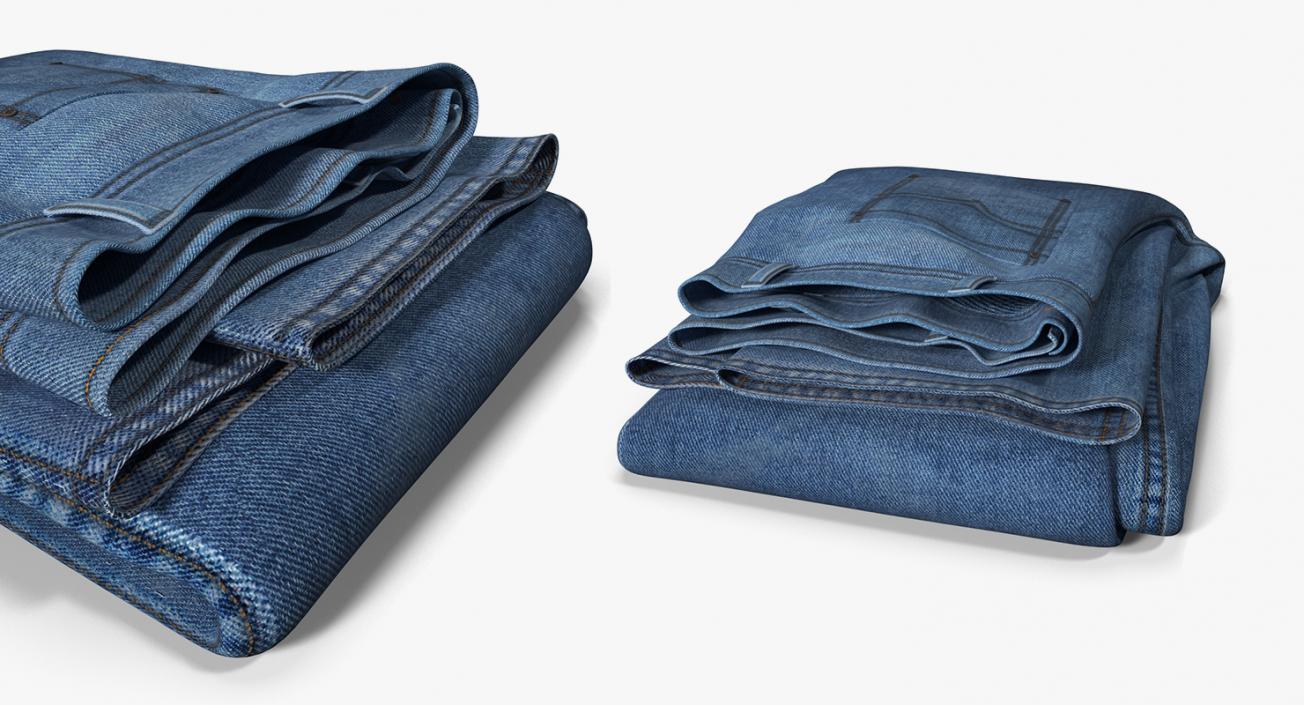 3D model Folded Clothes Collection