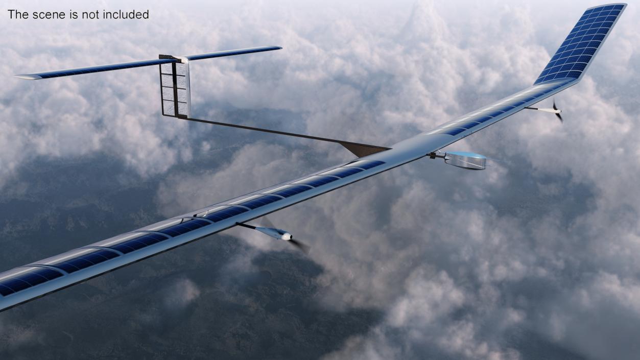 3D model Airbus Zephyr S Solar Powered Drone