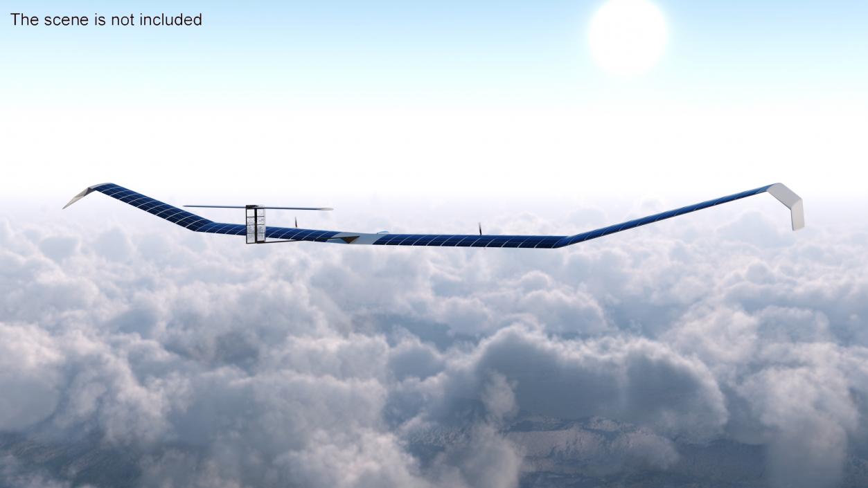 3D model Airbus Zephyr S Solar Powered Drone