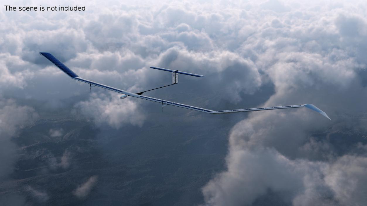 3D model Airbus Zephyr S Solar Powered Drone