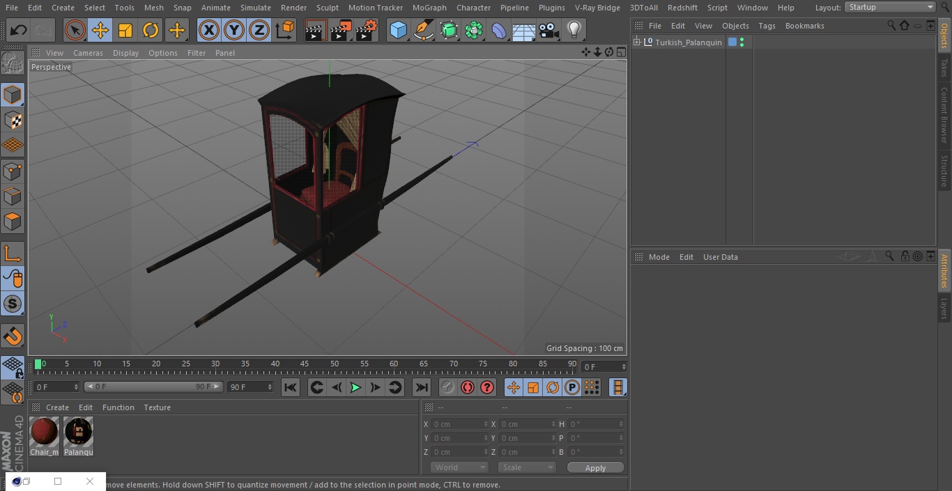 Turkish Palanquin 3D