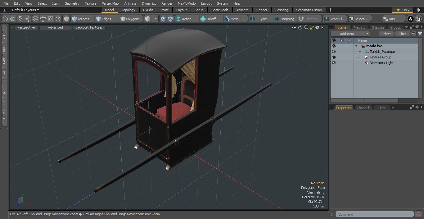 Turkish Palanquin 3D