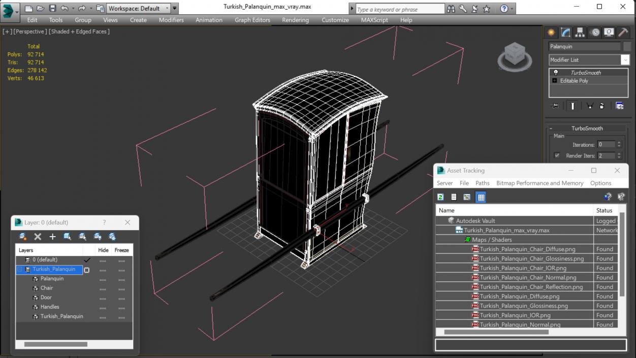 Turkish Palanquin 3D