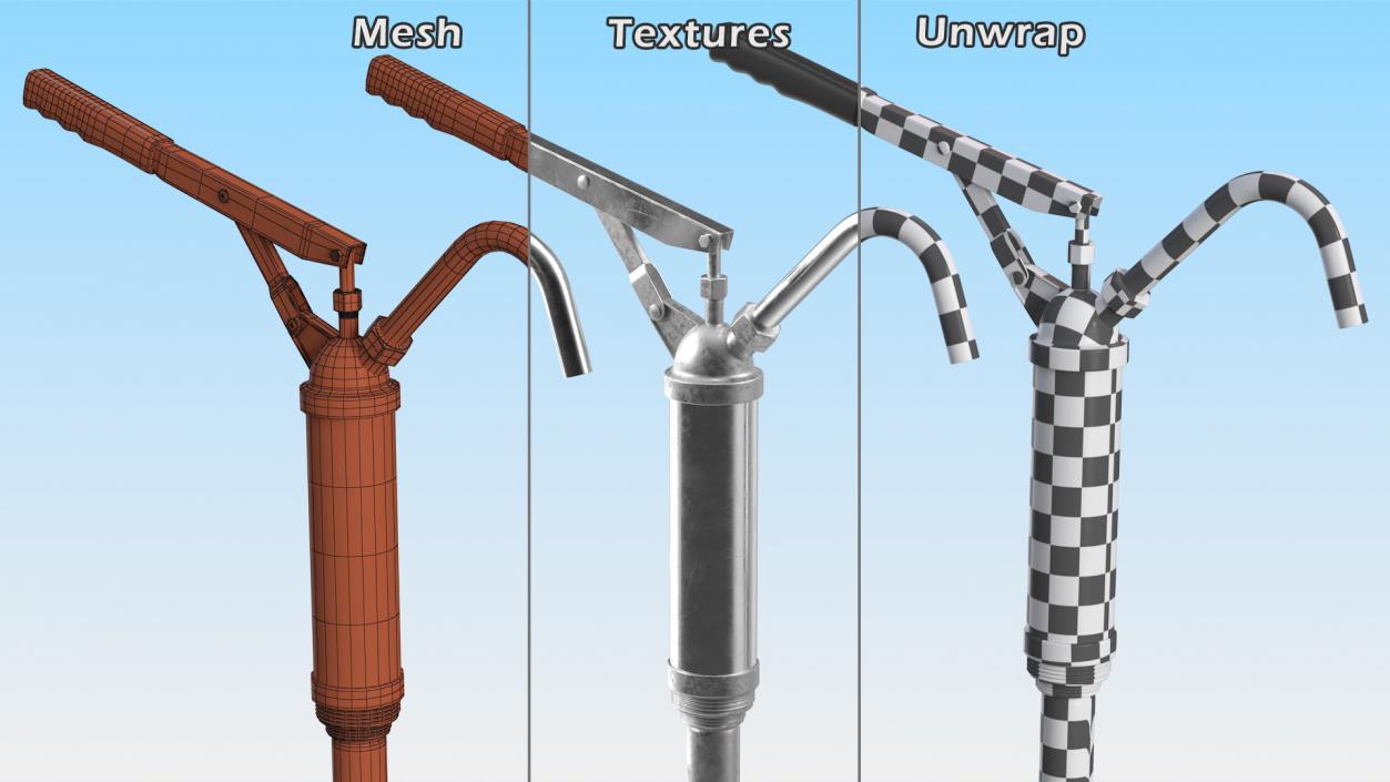 3D Barrel Pumps Collection model