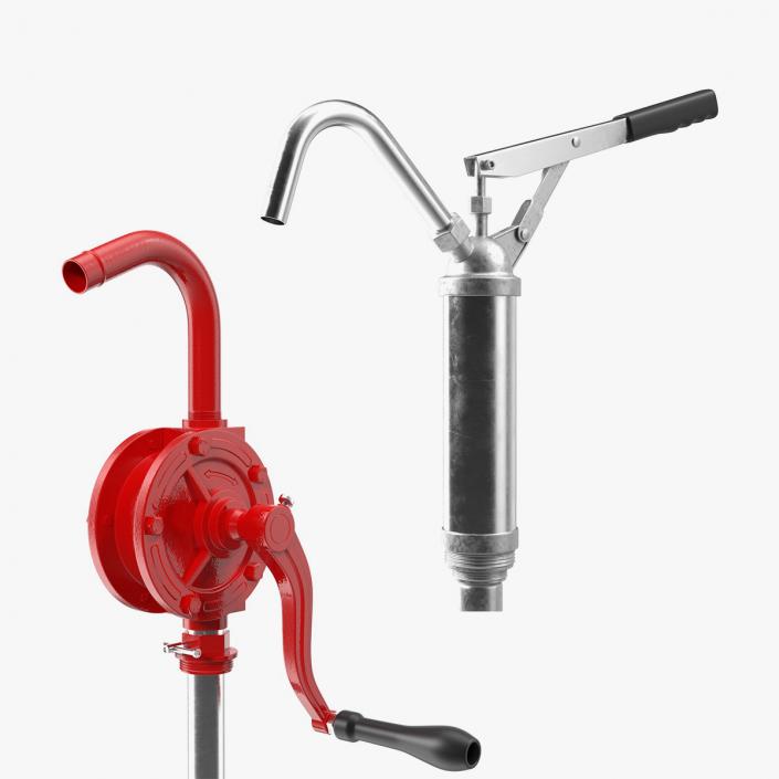 3D Barrel Pumps Collection model