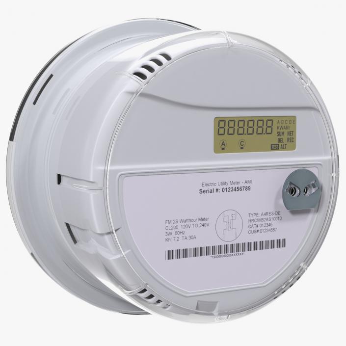 3D model Electricity Meter ON