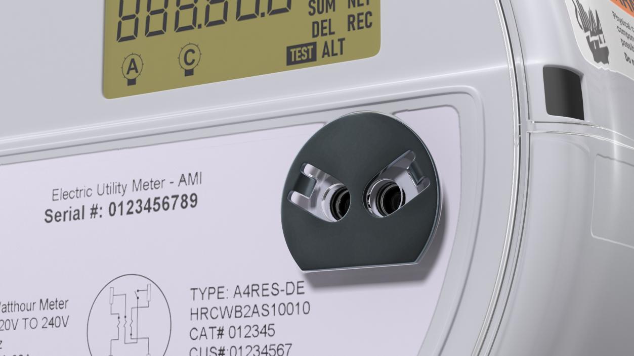 3D model Electricity Meter ON