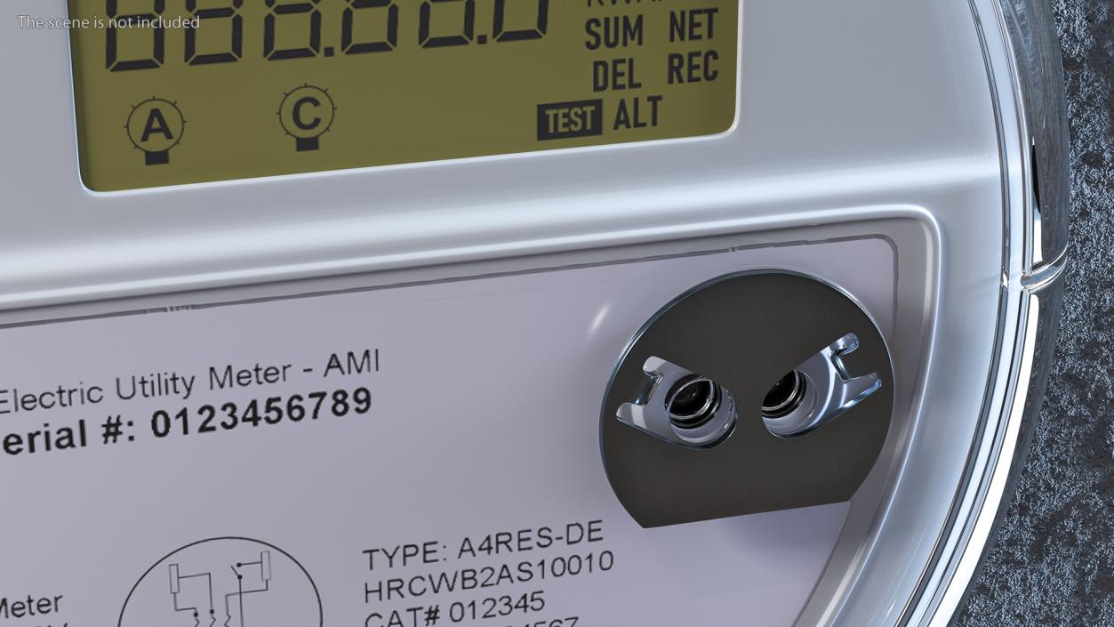 3D model Electricity Meter ON