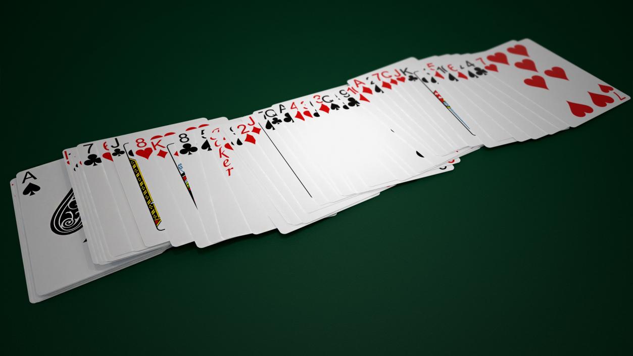 3D model Set of Playing Cards