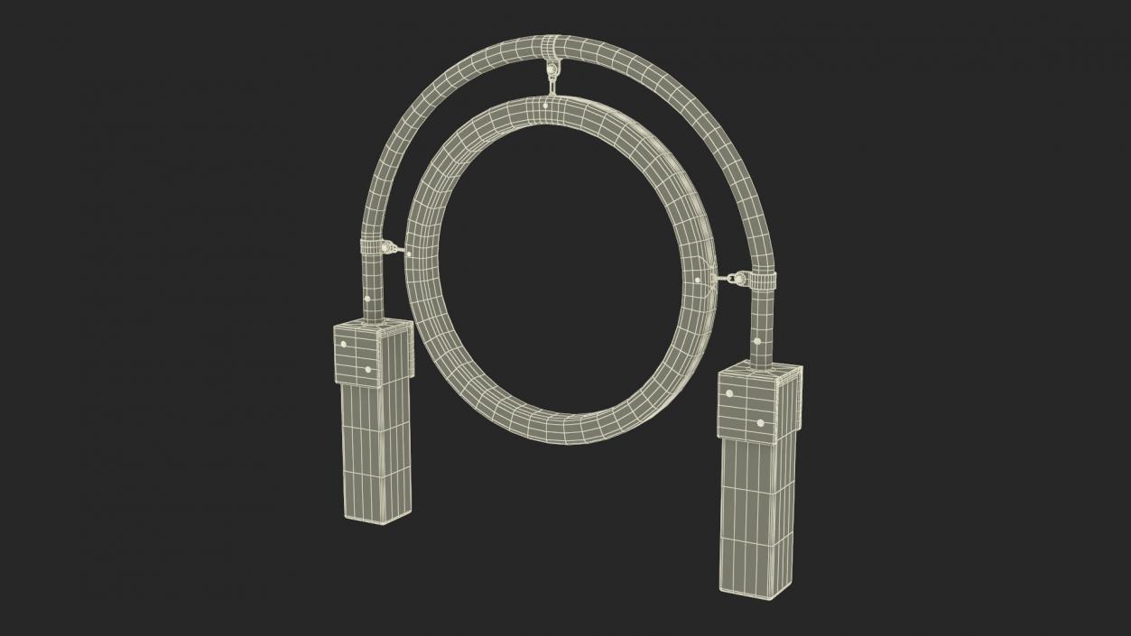 Hanging Ring for Dog Training Park 3D model