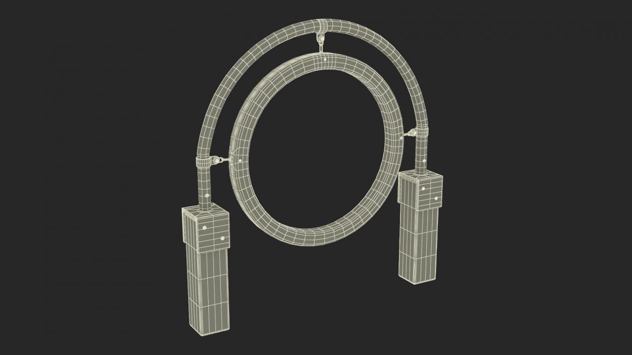 Hanging Ring for Dog Training Park 3D model