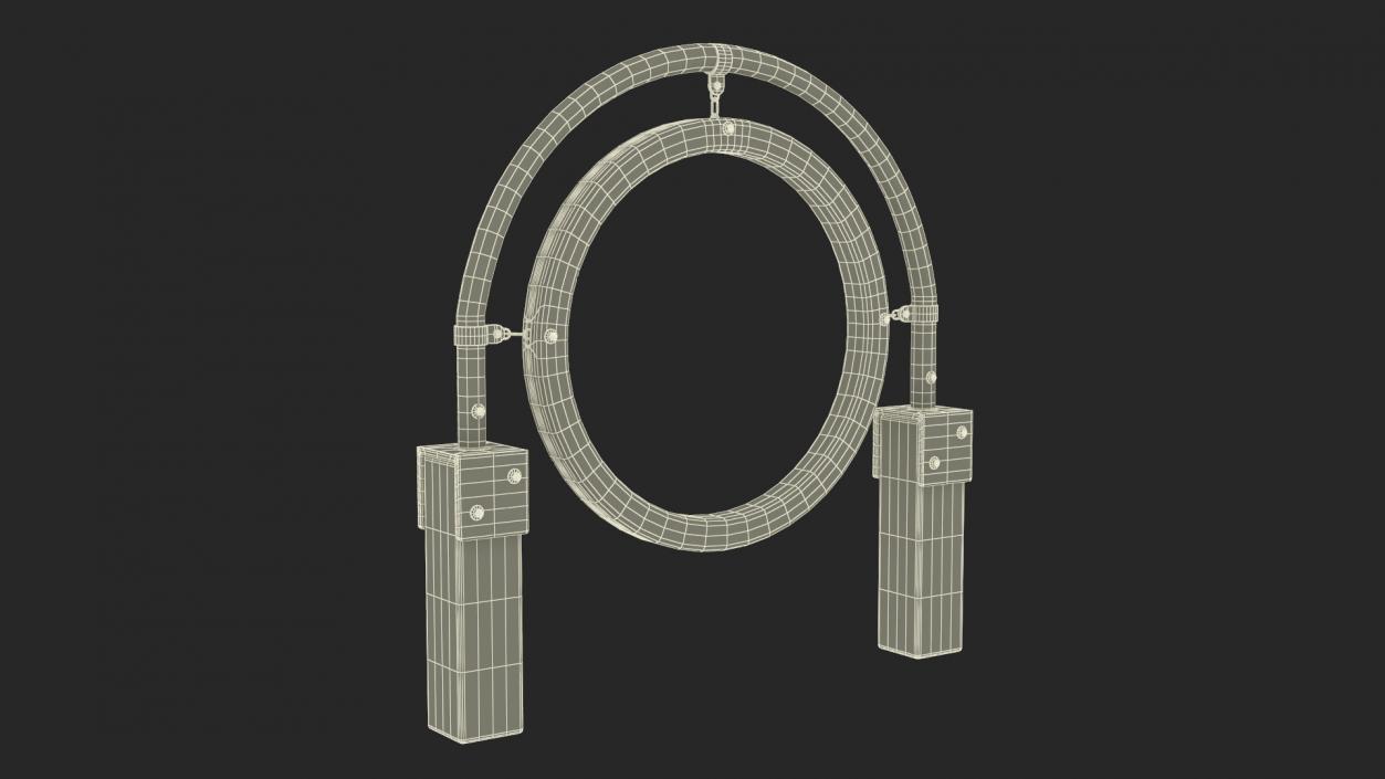 Hanging Ring for Dog Training Park 3D model