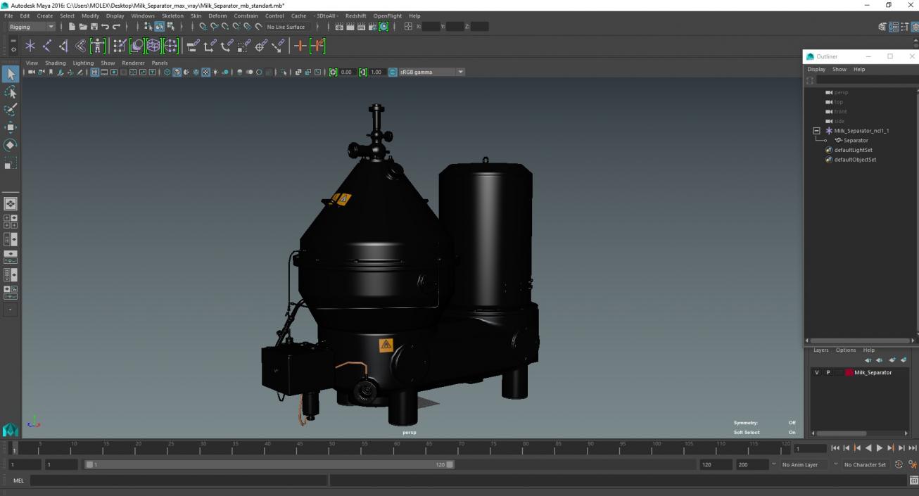 Milk Separator 3D model