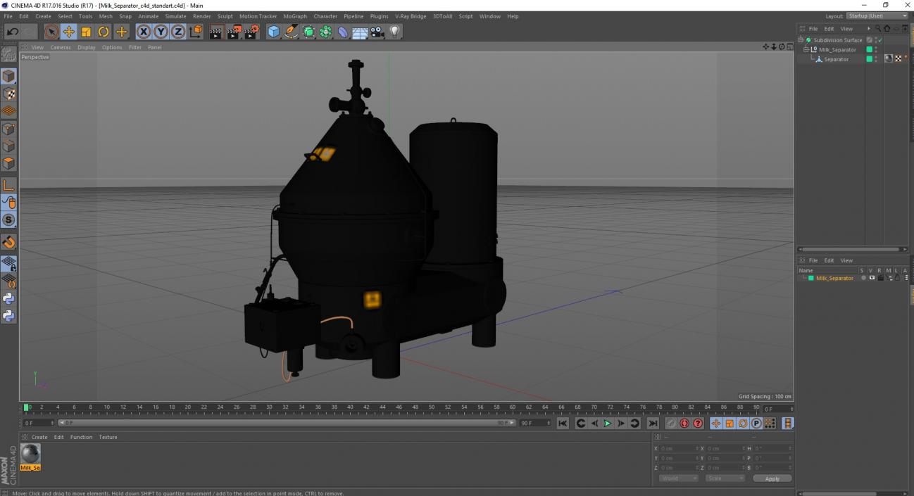 Milk Separator 3D model