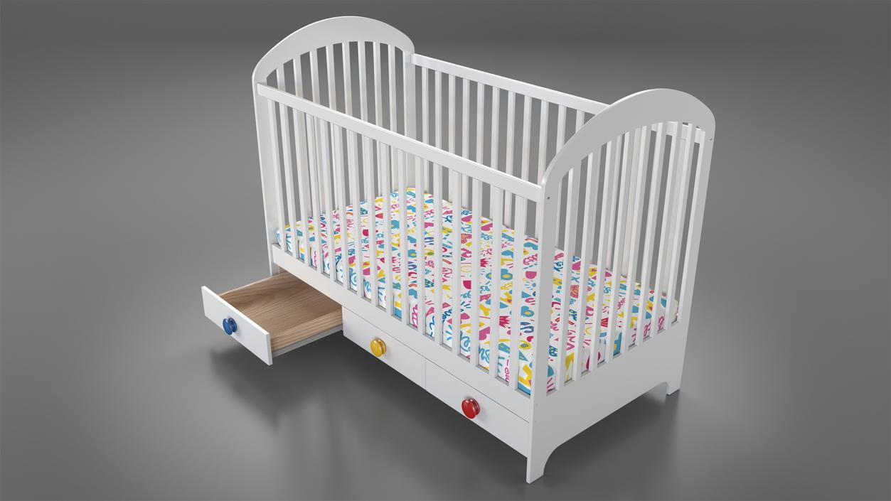 3D Newborn Baby Bed