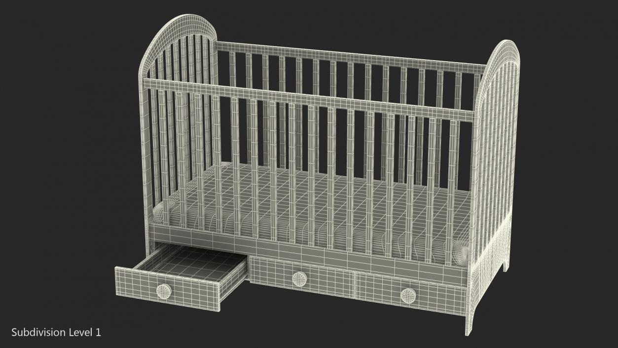 3D Newborn Baby Bed