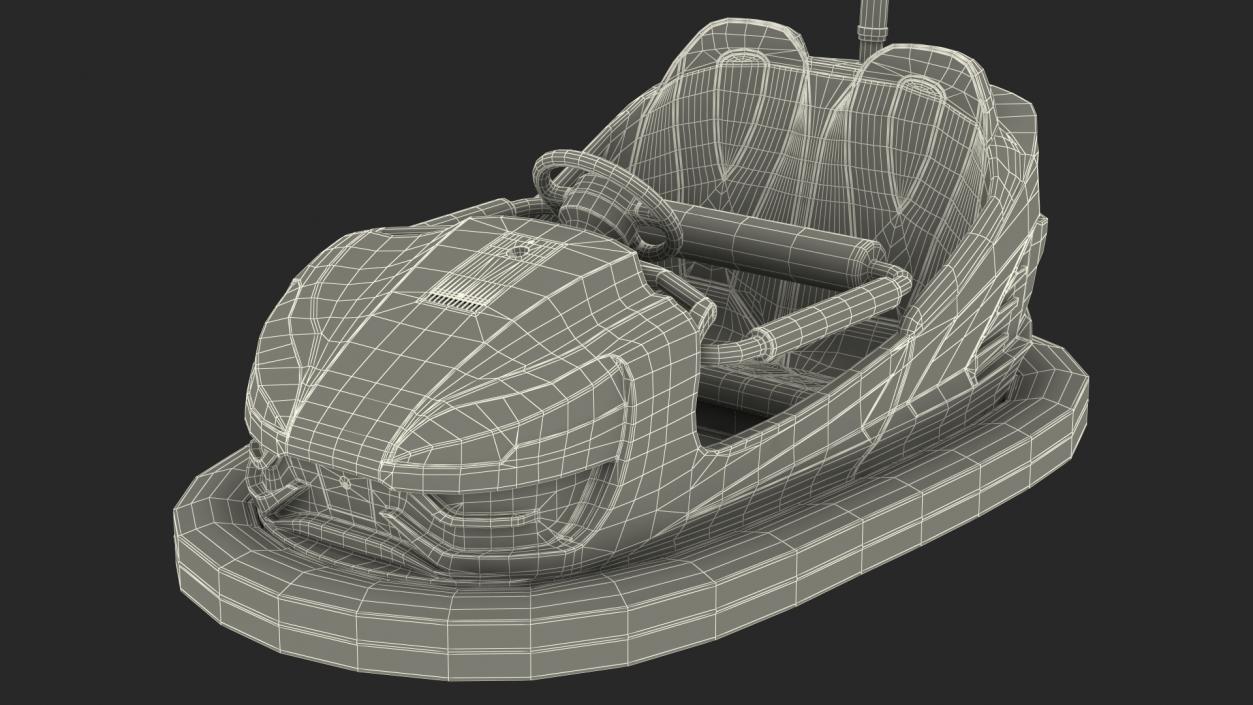 Electric Bumper Car 3D model