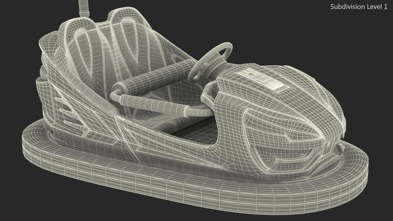 Electric Bumper Car 3D model