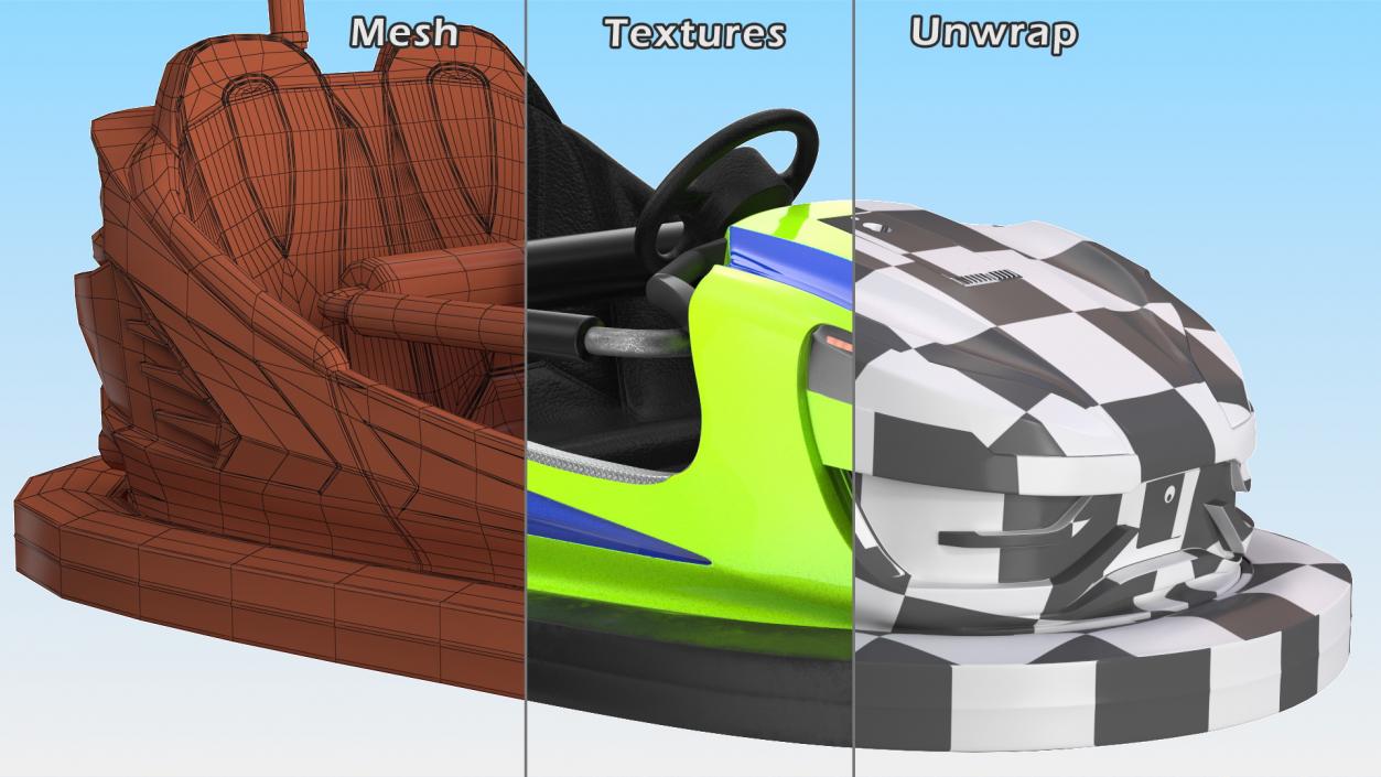 Electric Bumper Car 3D model