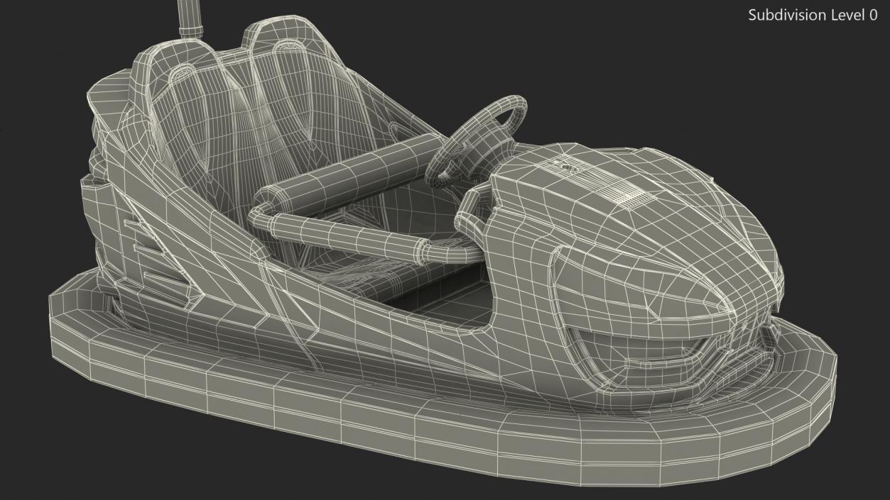 Electric Bumper Car 3D model