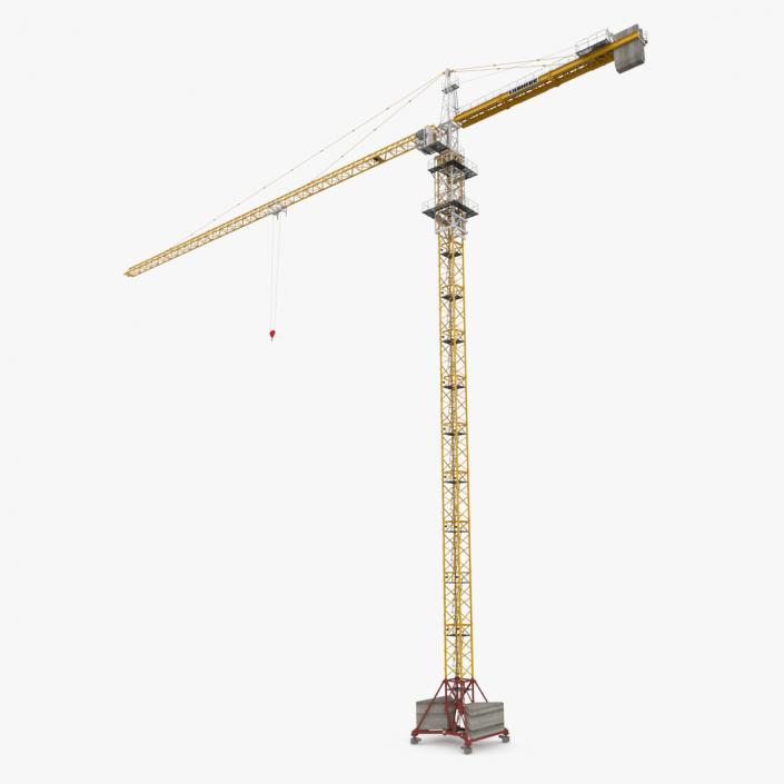 3D Construction Tower Crane Liebherr model