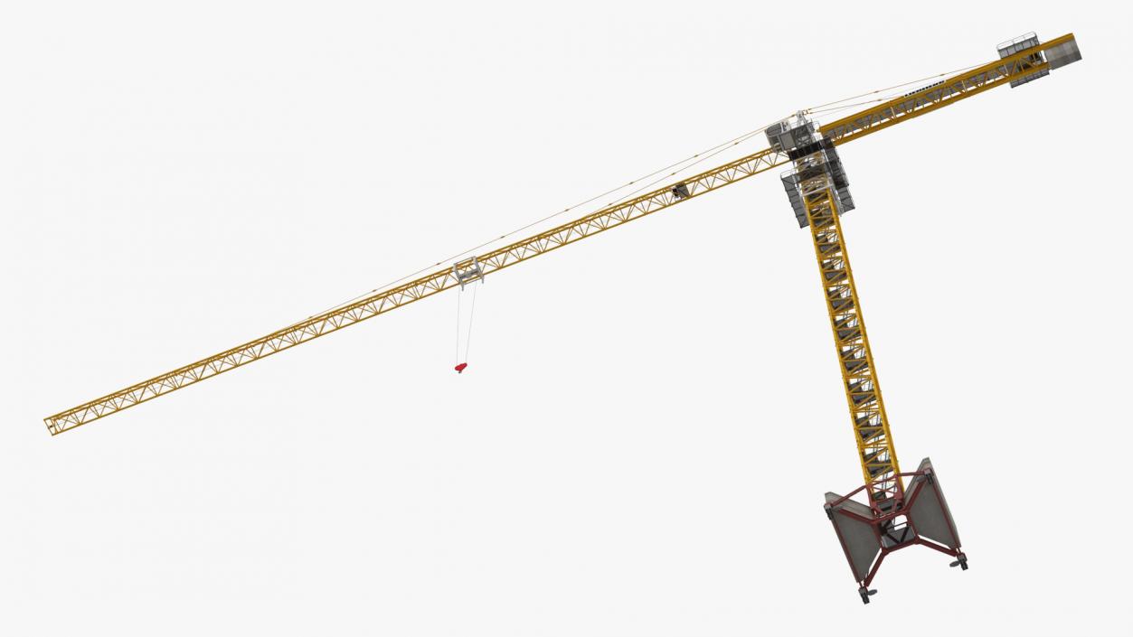 3D Construction Tower Crane Liebherr model