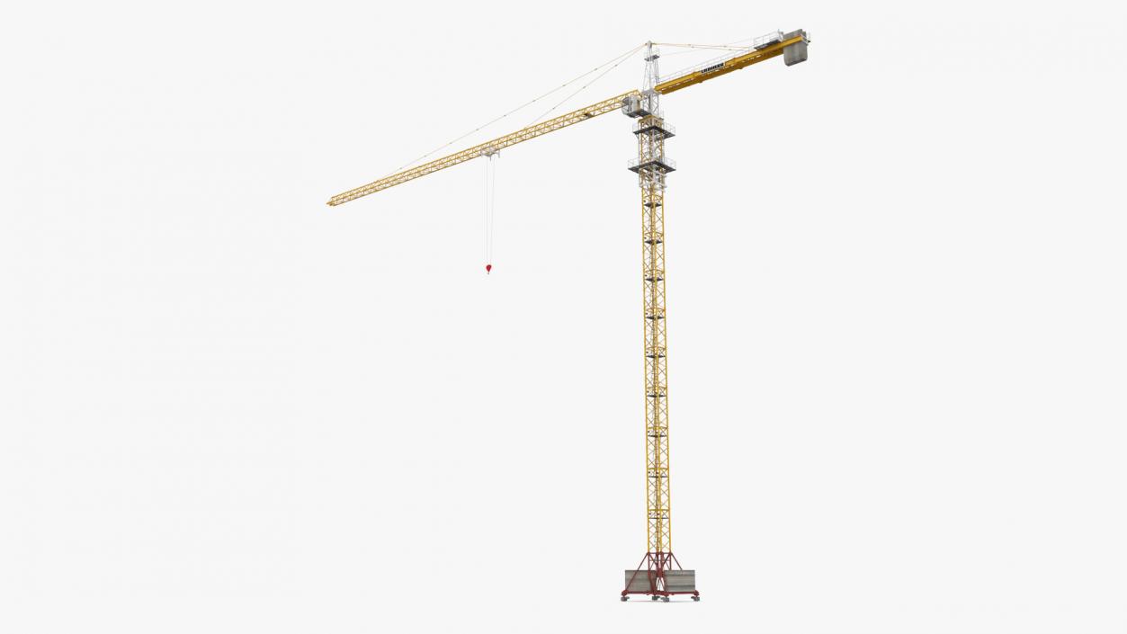 3D Construction Tower Crane Liebherr model