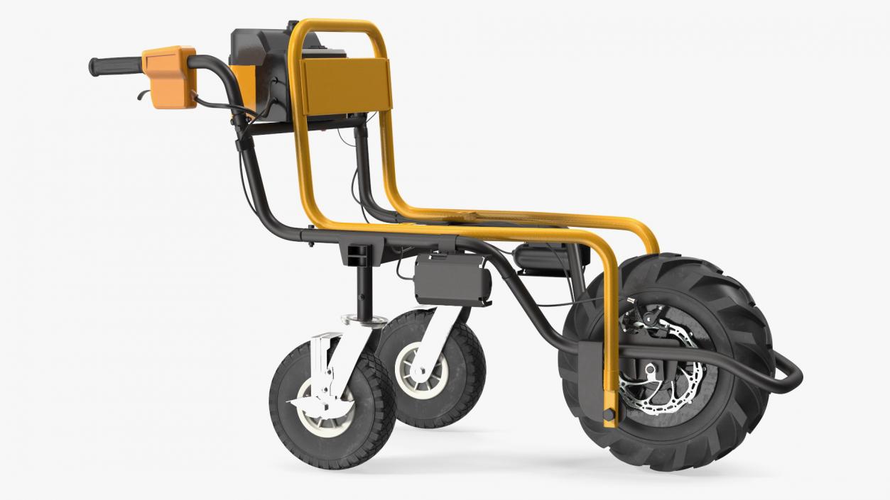 3D Motorized Electric Wheelbarrow Frame