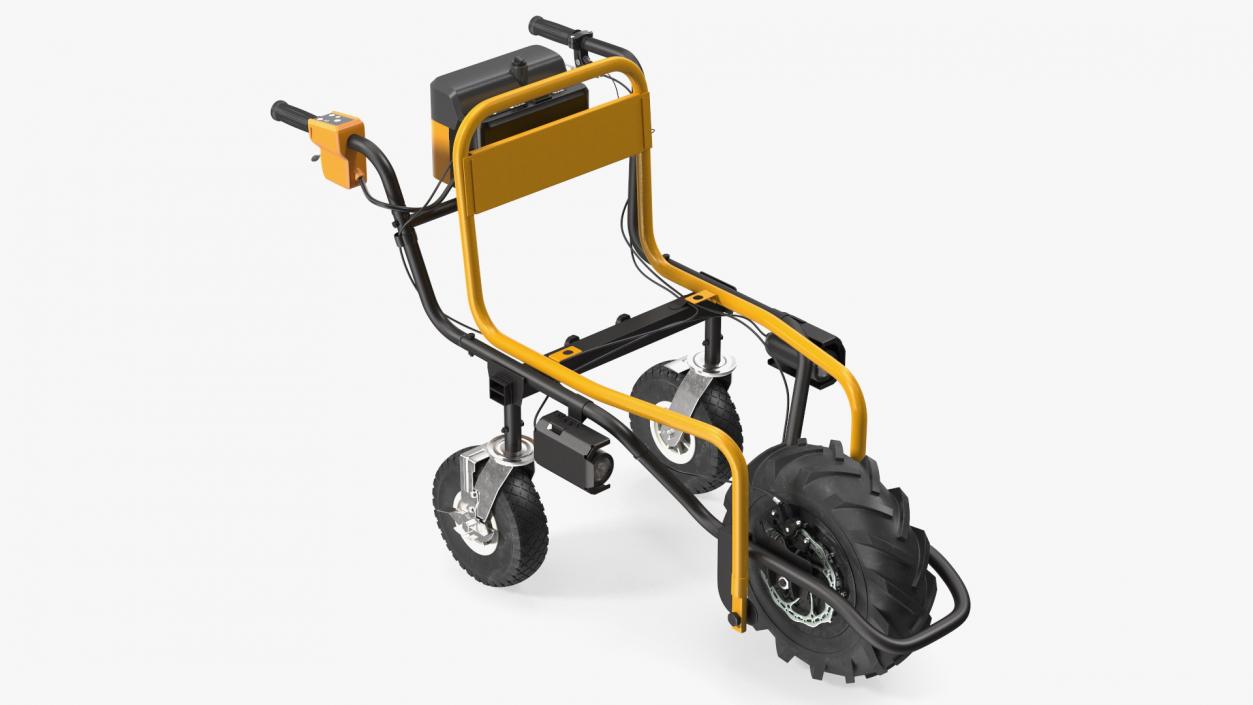 3D Motorized Electric Wheelbarrow Frame