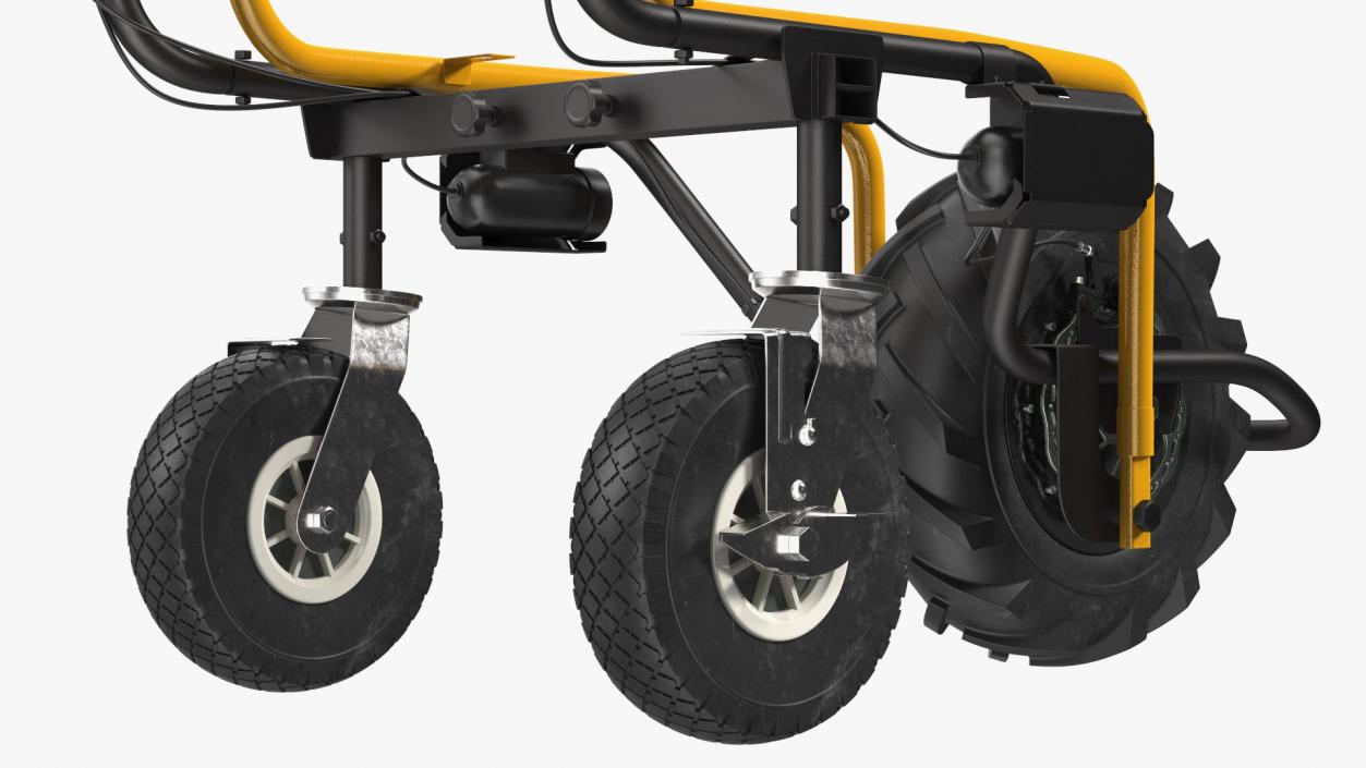 3D Motorized Electric Wheelbarrow Frame