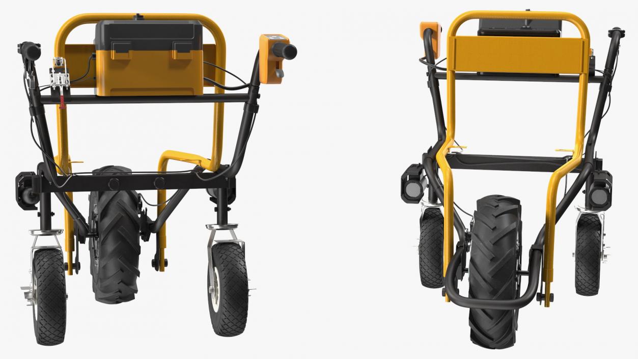 3D Motorized Electric Wheelbarrow Frame