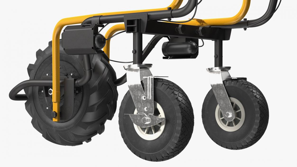 3D Motorized Electric Wheelbarrow Frame