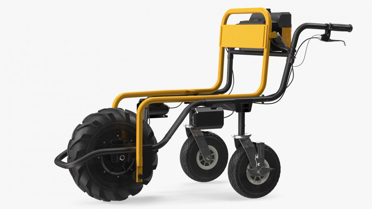 3D Motorized Electric Wheelbarrow Frame